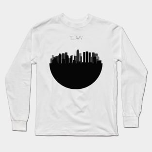 Tel Aviv Skyline Long Sleeve T-Shirt